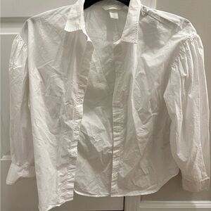 White Button-Up Blouse